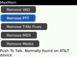 Remove PTT - menu membuang Push To Talk yang tidak digunakan