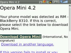 klik Download Opera Mini